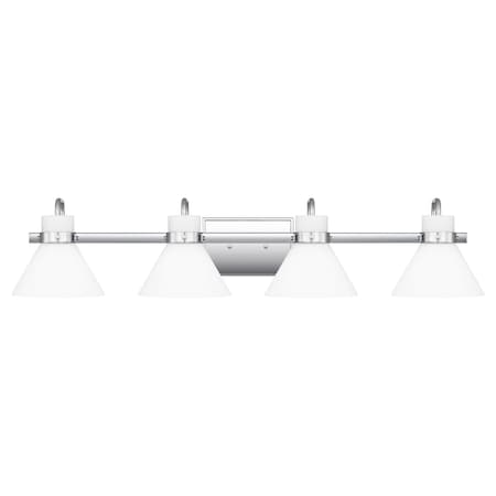 Regency 4-Light Polished Chrome Vanity Light